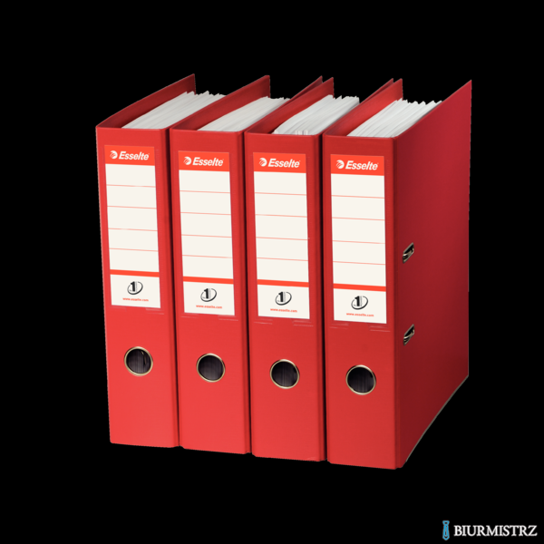Segregator A4/75mm z mechanizmem czerwony 811330 No.1 ESSELTE
