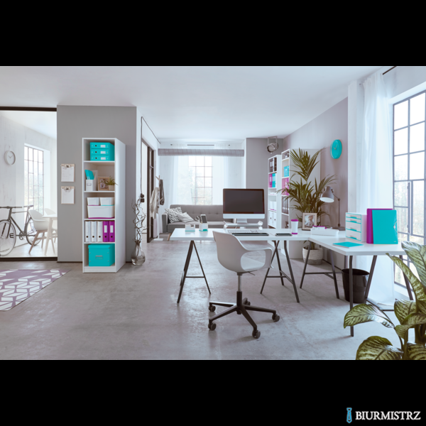 Skoroszyt z klipem LEITZ WOW fioletowy 41850062