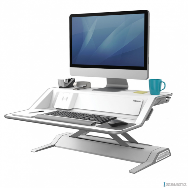Stanowisko do pracy Sit-Stand Lotus DX - białe 8081101 FELLOWES