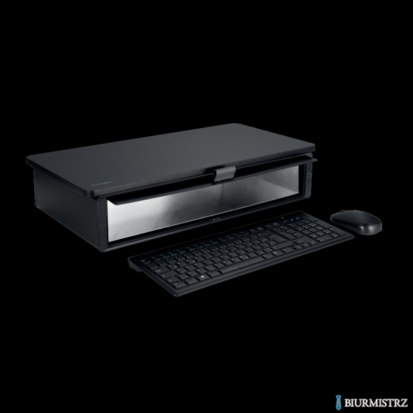 Podstawka_ pod monitor Kensington UVStand z przegrodą UV do dezynfekcji, czarna K55100WW