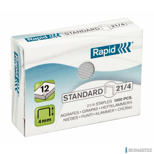 Zszywki Rapid Standard 21/4 1M 1000 szt. 24867600