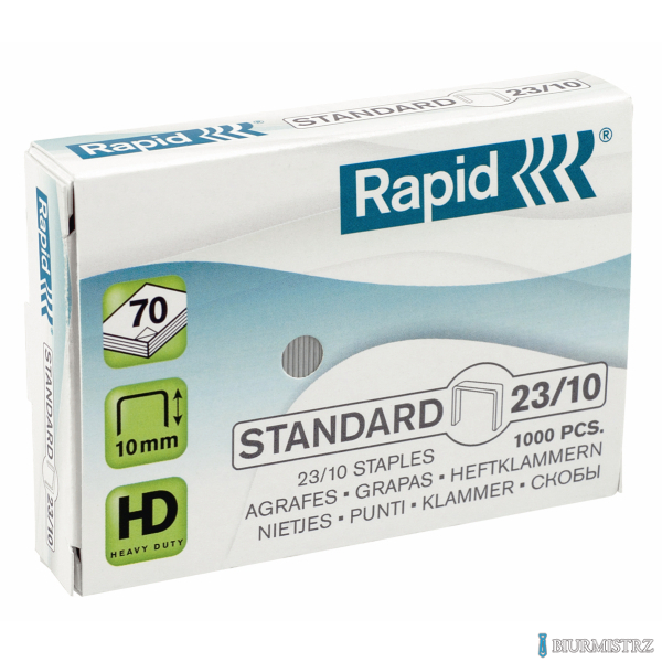 Zszywki Rapid Standard 23/10 1M 1000 szt. 24869300