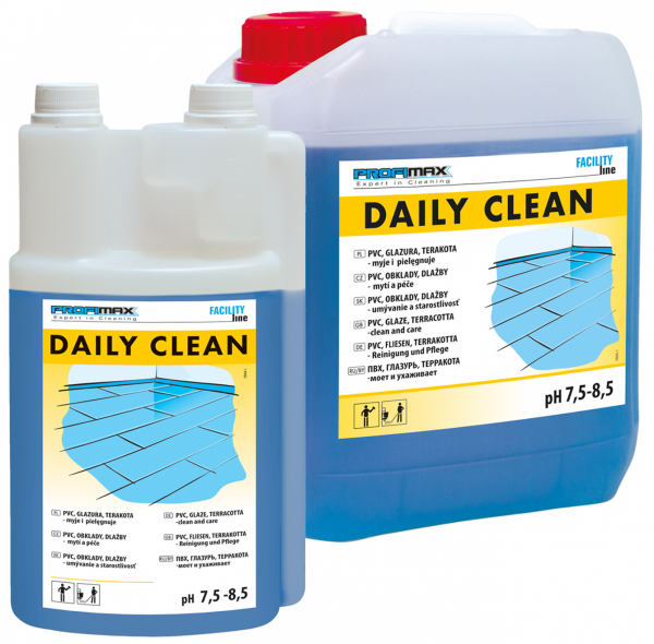 DAILY CLEAN - PVC, GLAZURA I TERAKOTA - do mycia i pielęgnacji 5l