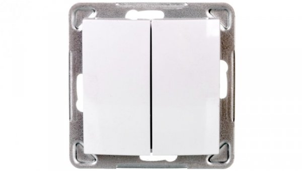 IMPRESJA Łącznik schodowy + pojedynczy biały ŁP-9Y/m/00