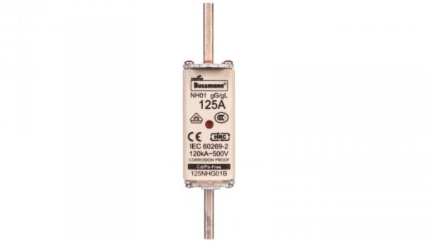 Wkładka bezpiecznikowa NH1 125A gL/gG 500V 125NHG01B