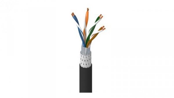 Kabel teleinformatyczny przemysłowy SF/UTP kat.5e 4x2x26AWG linka PVC BL-74002E.01500 /bębnowy/