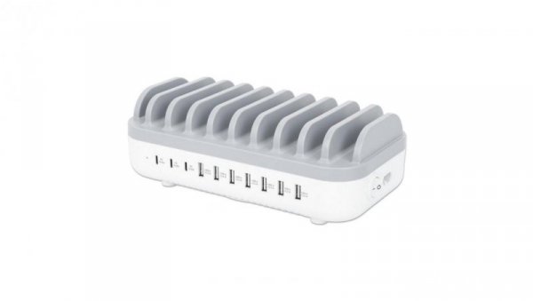 10-Portowa Stacja Ładująca USB 120W 3x USB-C PD 7x USB-A