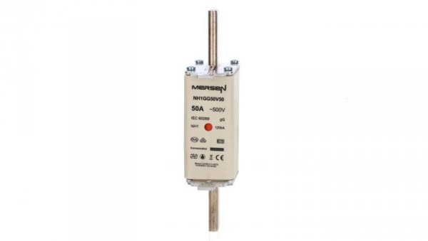 Wkładka bezpiecznikowa NH 1C 50A 500VAC gG B213648