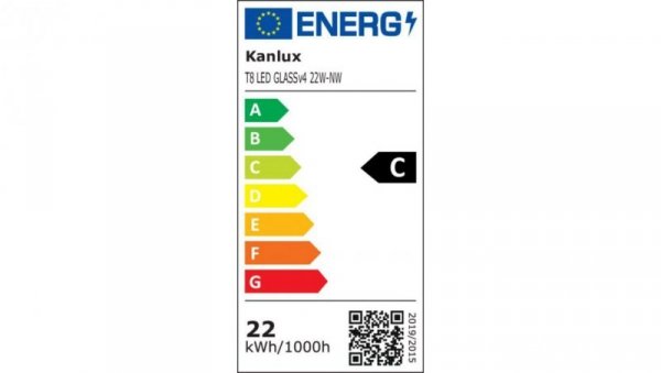 Świetlówka LED T8 G13 1512mm GLASSv4 22W-NW 3840lm 4000K barwa neutralna 3 lata Gwar. 33218