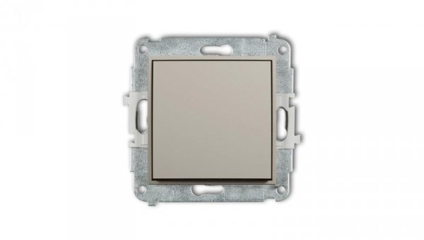 MINI Mechanizm łącznika zwiernego, jednobiegunowego (jeden klawisz bez piktogramu) taupe 60MWP-4.1