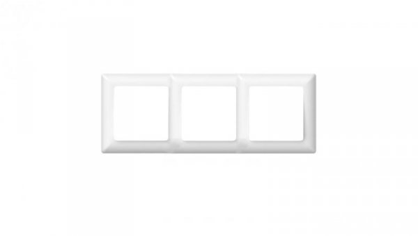 Ramka potrójna, Varia, biała / 46421