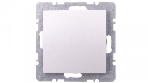Berker/B.1/B.3/B.7 Glas Zaślepka z elementem centralnym aluminium 10091404