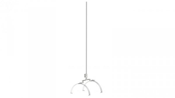 Iglica gąsiorowa podwójna L-1000mm fi 12mm aluminiowa 71.10 AL /97101009/