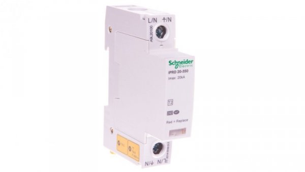 Ogranicznik przepięć Typ T2 1P 20kA iPRD-20-20kA-350V-1P A9L20100