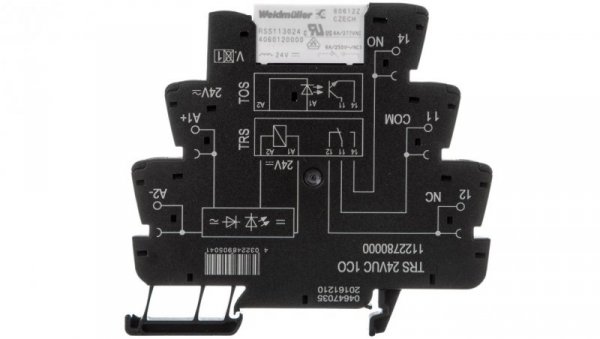 Przekaźnik przemysłowy 1P 6A 24V AC/DC TRS 24VUC 1CO 1122780000