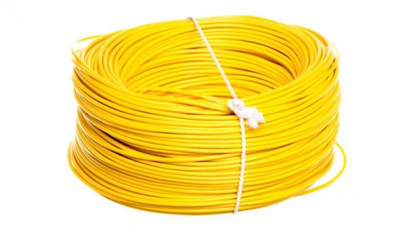 Przewód instalacyjny H05V-K (LgY) 1 żółty /100m/