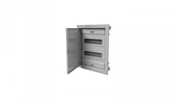 Rozdzielnica modułowa 2x12 podtynkowa RO-2 z metalowymi drzwiami IP40 (z N+PE) C.1524