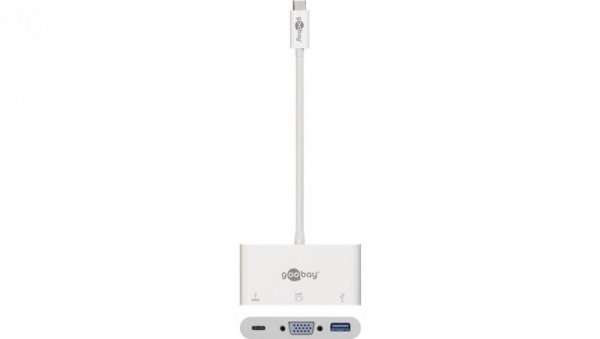 Multi adapter USB-C - USB-A 3.0 + VGA D-Sub(15-pin) + USB-C 62100