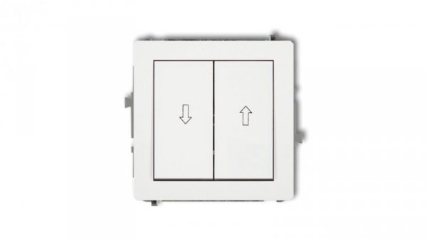 DECO Mechanizm łącznika zwierny żaluzjowego, biały mat 25DWP-8