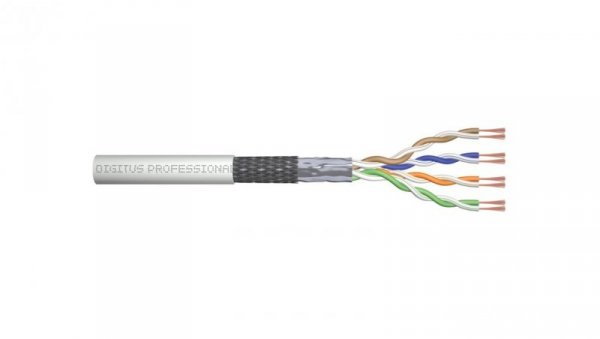 Kabel teleinformatyczny SF/UTP kat.5e 4x2xAWG26/7 linka Digitus DK-1531-P-305-1 /305m/