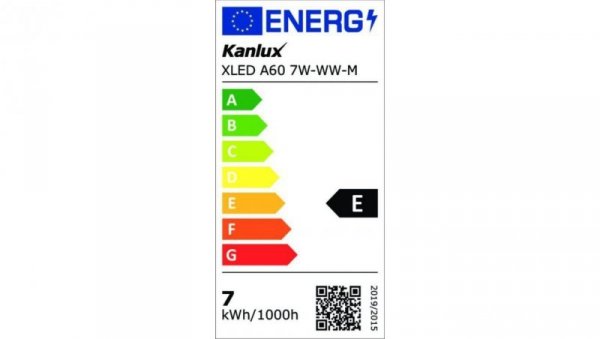 Żarówka LED E27 XLED A60 7W-WW-M 810lm 2700K barwa ciepła 29609