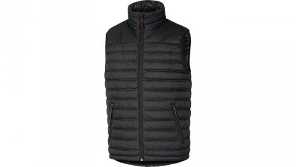 Kamizelka puchowa z poliamidu Ripstop powlekanego Pu kolor czarny rozmiar XXL GDOONNRXX