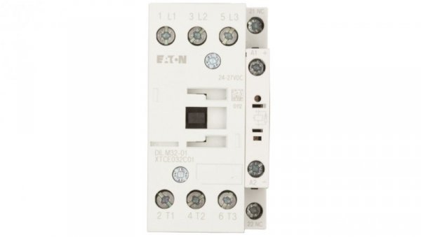 Stycznik mocy 32A 3P 24-27V DC 0Z 1R DILM32-01(RDC24) 277306