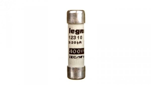 Wkładka bezpiecznikowa cylindryczna 8,5x31,5mm 10A gG 400V 012310
