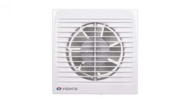 Wentylator domowy fi 125 230V 16W 180m3/h 35dB ścienny z wyłącznikiem czasowym (STYL WC) 125ST