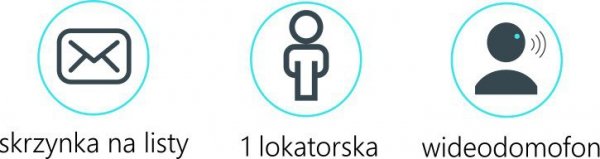 Skrzynka na listy Vidos S551-SKM z wbudowanym wideodomofonem