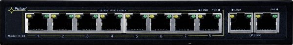 SWITCH POE PULSAR S108 8+2 UPLINK POE+ 120W