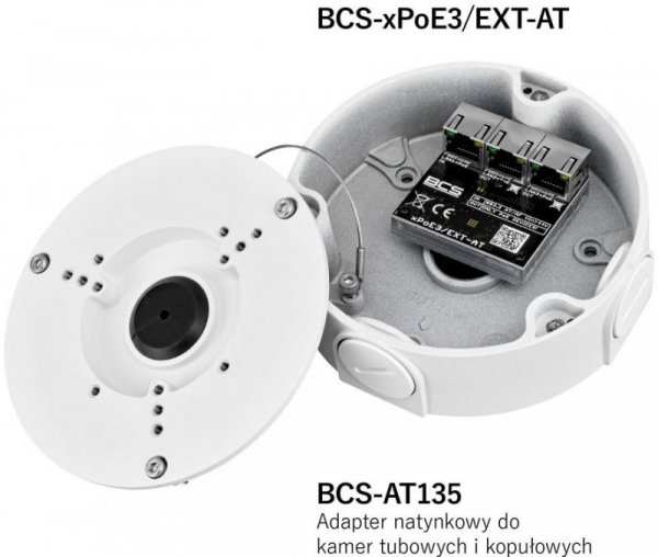 Switch POE  BCS POWER BCS-xPoE3/EXT-AT