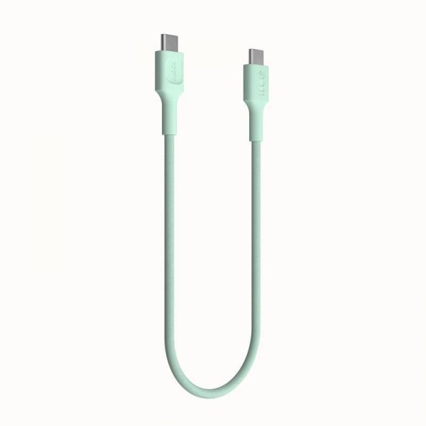 KABEL USB-C / USB-C Greencell PowerStream 120cm PD 100W zielony w oplocie