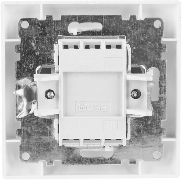 Przycisk dzwonkowy VCX WESA LC 06 Biały