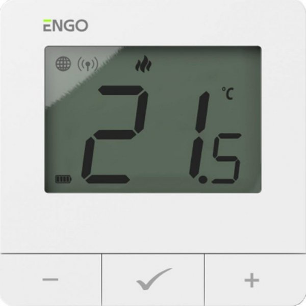 ENGO Controls E20i-W - Internetowy, bezprzewodowyregulator temperatury, Wi-Fi, biały