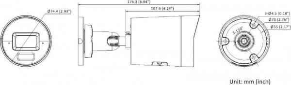 Kamera IP Hikvision DS-2CD2046G3-IZ2UY/SL(2.8/4mm)BLACK