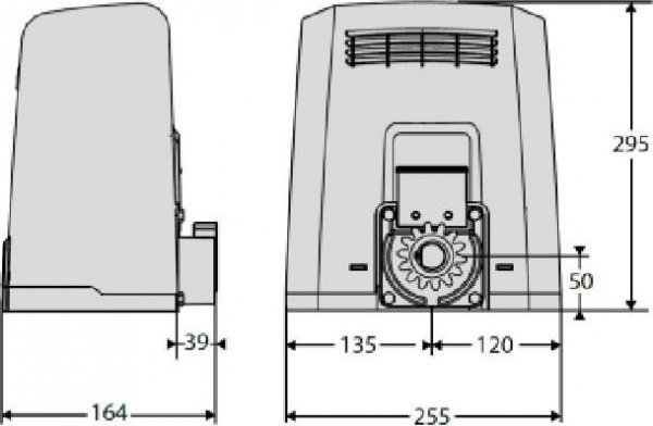 Zestaw BFT DEIMOS BT B600 KIT EE do 600kg bram przesuwnych