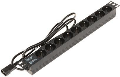 Listwa zasilająca 9 gniazd PD-9/R-IEC