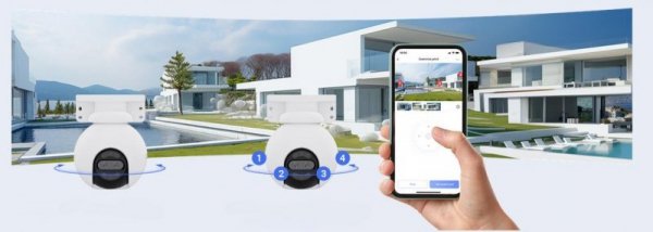 Zestaw do monitoringu Wi-Fi EZVIZ 4x H80x Dual 4K 8MP+2MP 4mm