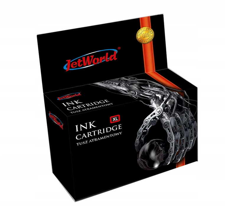 Tusz JetWorld Black HP 305XL zamiennik refabrykowany 3YM62AE (wskazuje poziom tuszu) (produkt działa z urządzeniami HP+ wersją &