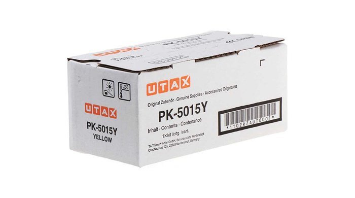 Oryginalny Toner Yellow Utax P-C2566W PK-5015Y, PK5015Y (1T02R7AUT0)