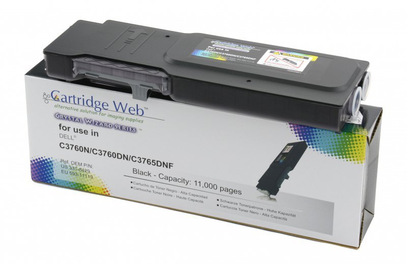 Toner Cartridge Web Black Dell 3760 zamiennik 593-11119