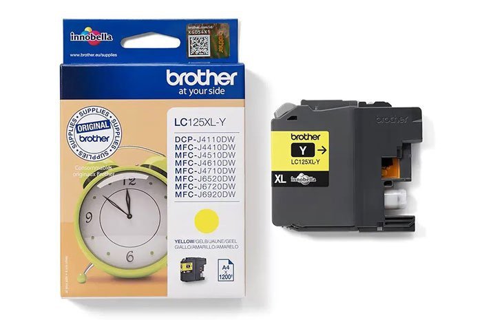 Oryginalny Tusz Yellow Brother LC125XLY, LC-125XLY