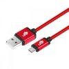 TB Kabel USB-Micro USB 1.5 m czerwony sznurek
