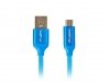 Lanberg Kabel Premium USB micro BM - AM 2.0 1.8m niebieski QC 3.0