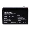 Qoltec Akumulator AGM 12V | 7.2Ah | max. 108A