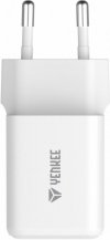 YENKEE Ładowarka sieciowa USB C 35W 3A Power delivery 3.0 QC 3.0 Biała