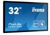 IIYAMA Monitor dotykowy 32 cale TF3215MC-B2 POJ.30PKT.VA.VGA.HDMI.DP.500cd/m2.3000:1/8ms.24/7.7H.IP65(front).PION/POZIOM.200x200