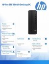 HP Inc. Komputer Pro SFF 290 G9 i3-14100 256GB/16GB/DVD/W11P A54Y2ET