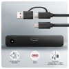 AXAGON ADSA-FPX Adapter USB-C 10Gbps SATA 6G 2.5/3.5 SSD/HDD FASTPORT X, w tym zasilacz, 60cm USB-C/USB-A kabel